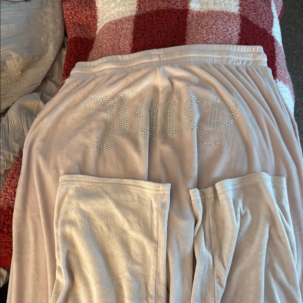 Juicy Couture Pink Velour Pants
